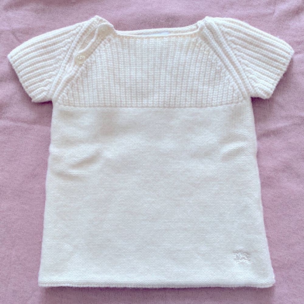 BURBERRY Baby wool sweater dress 6M